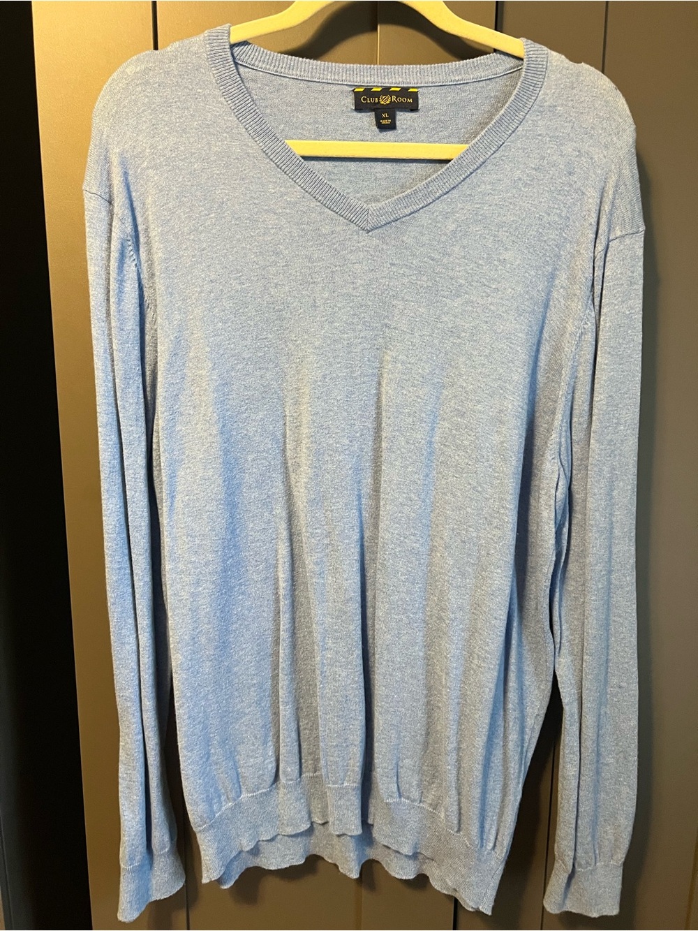 Club Room Light Blue V-Neck Sweater